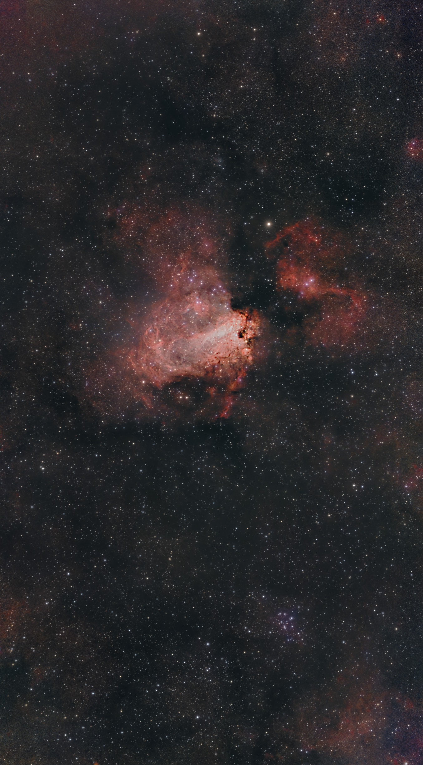 M 17 Nebuleuse Omega, 970x20s - Seestar S50