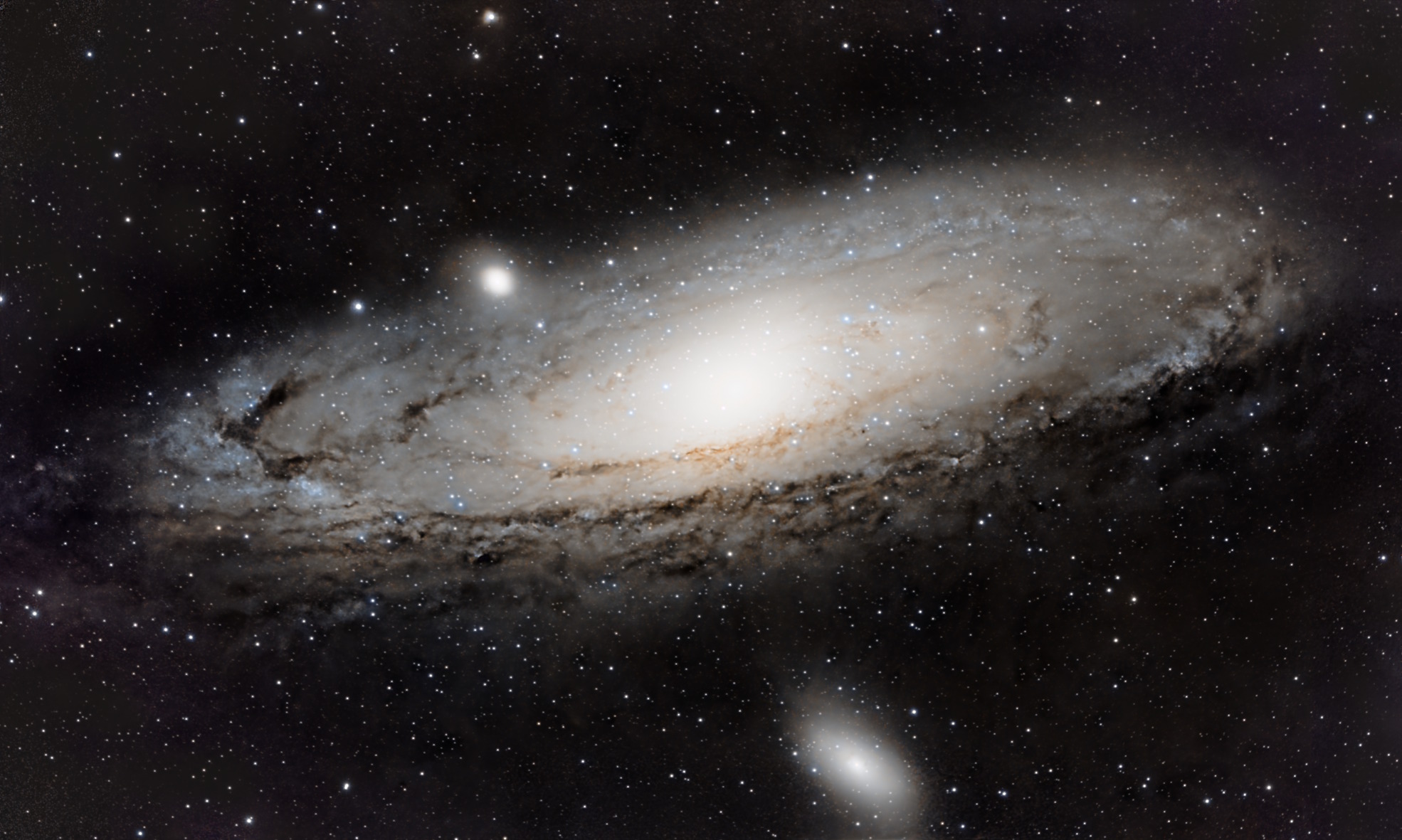 M 31 Galaxie d'Andromede, 502x30s - Seestar S50