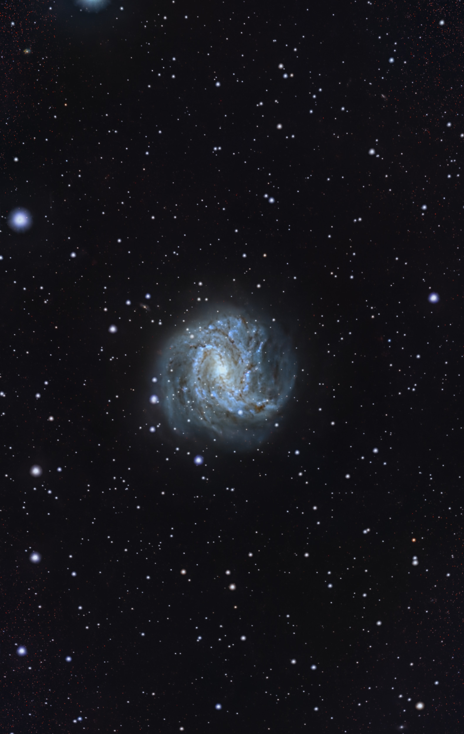 M 83 Galaxie du tourbillon, 328x110s - Seestar S50