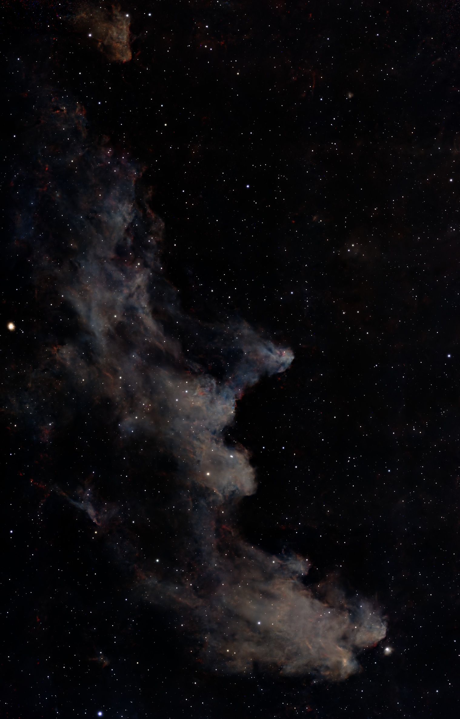 NGC 1909, Nebuleuse de la tete de sorciere, 606x20s - Seestar S50